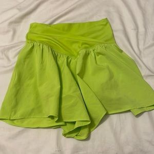 Offline by aerie highlighter green shorts